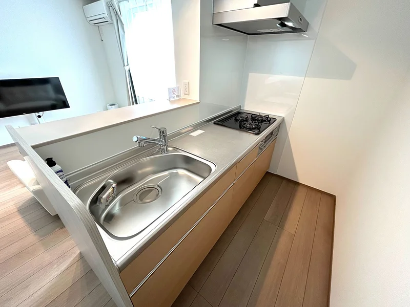 広めのキッチンでお料理もらくらく