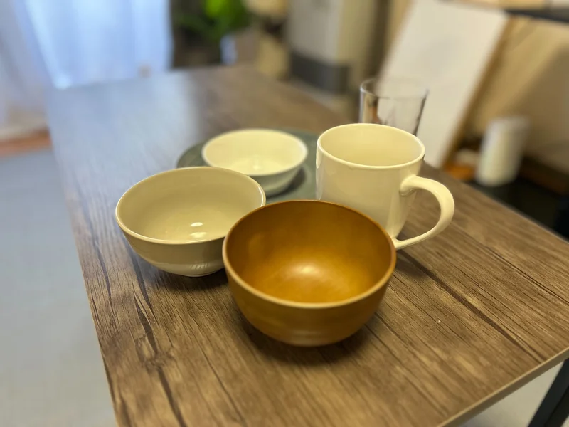 食器類は1名様分となります。デザイン・種類などが変わる事がございます。