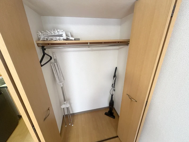 クローゼット完備で収納も安心
