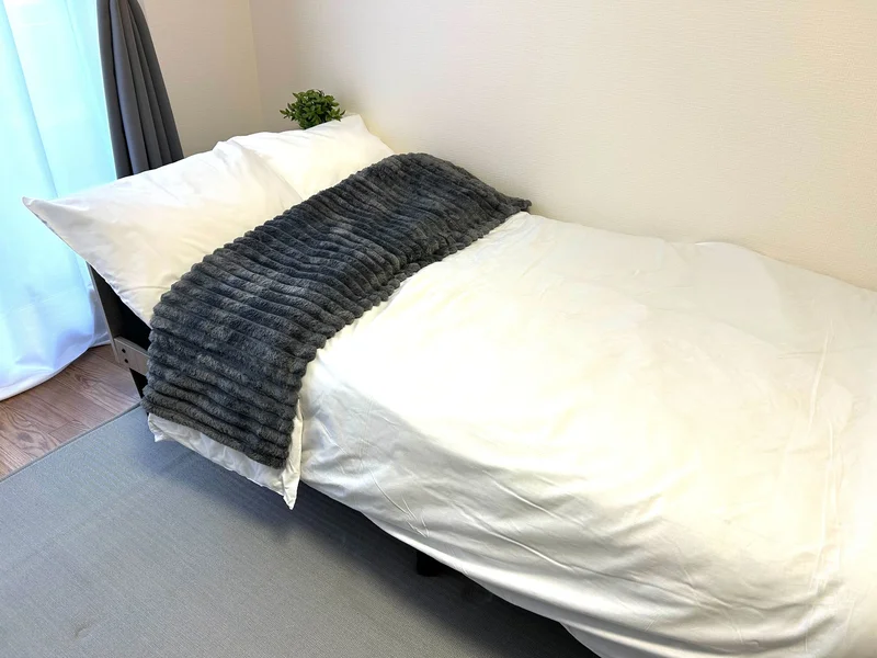 ベッドはシングルサイズです♪