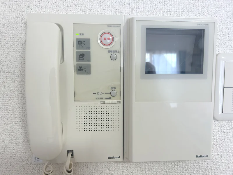 オートロック＆モニターつきインターホン