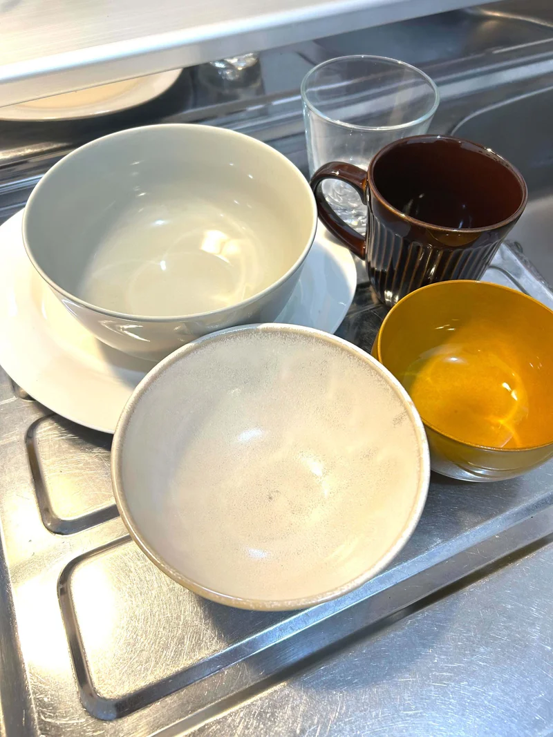 1名様分の食器類もご用意
