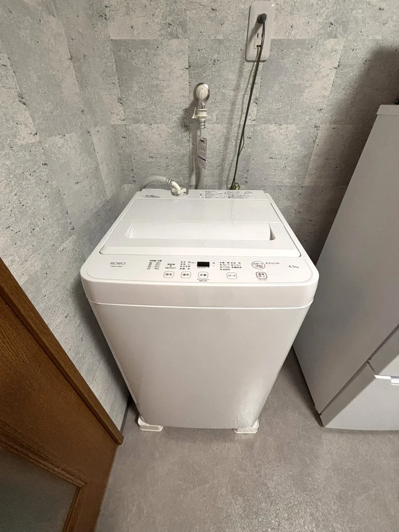 洗濯機は室内に設置しております♪入居後すぐにご利用が可能です(^^♪タオル1式分もご用意しております☆彡