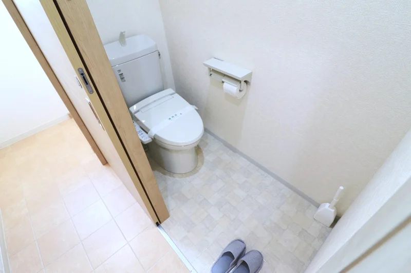 温水暖房便座付で　人気の設備！