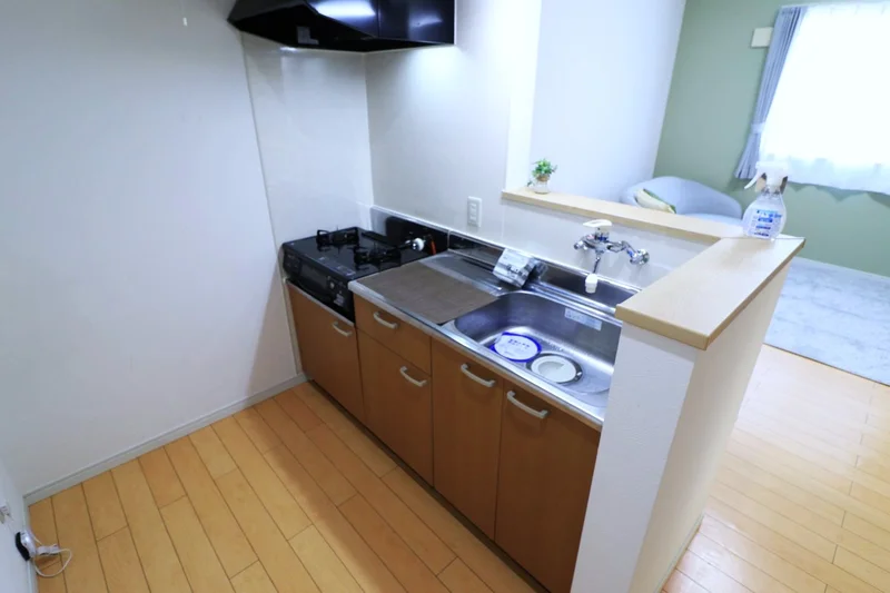 対面システムキッチン！