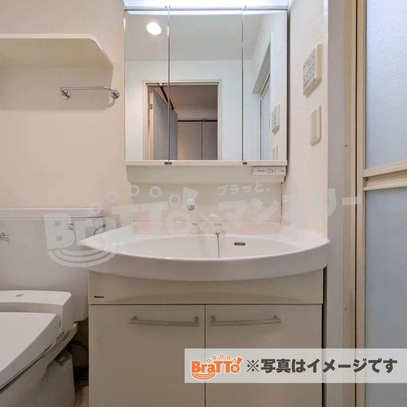 独立洗面台付き♪