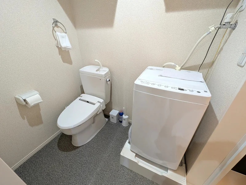 脱衣スペースあり