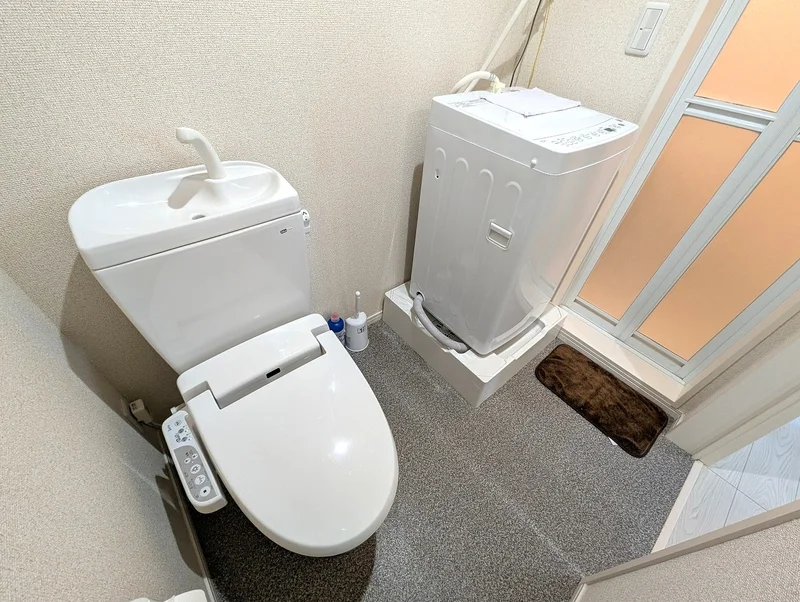 脱衣スペースあり