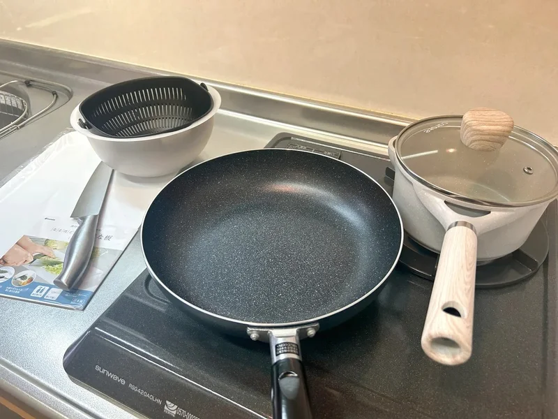 調理器具もばっちり