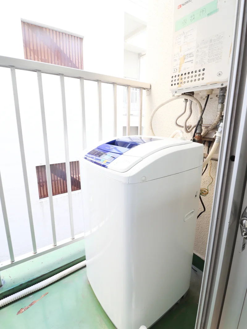 屋外洗濯機　コインランドリーに行かなくても洗濯ができるので毎日清潔に！