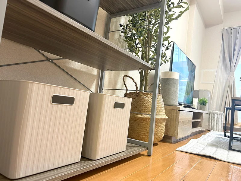 グレーカラーで揃えたお部屋です♪