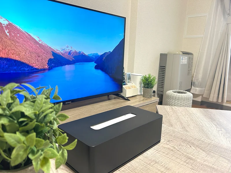 テレビはスマートTVを採用♪地上波のほかに、youtubeなどもご覧いただけます。