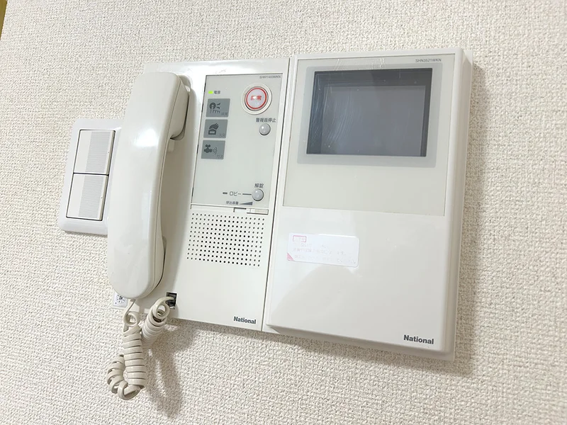 モニターつきインターホンで安心