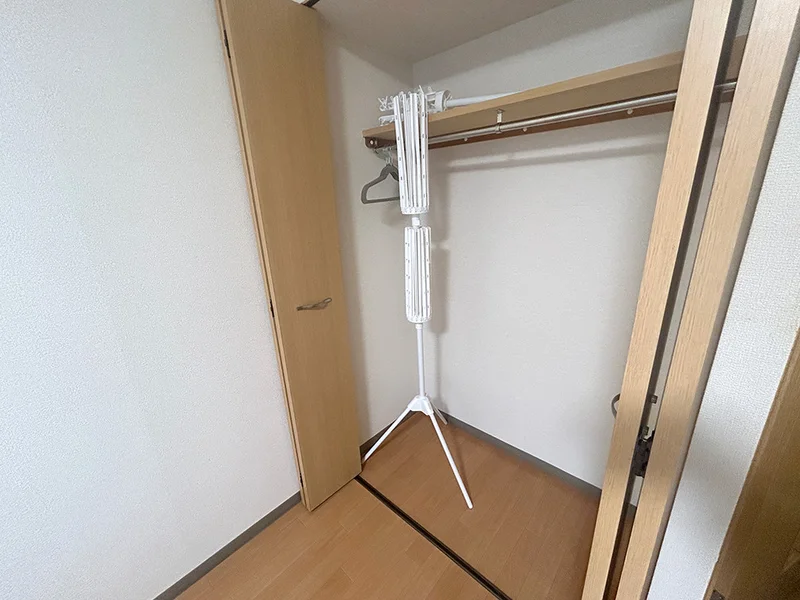 クローゼット完備で収納も◎