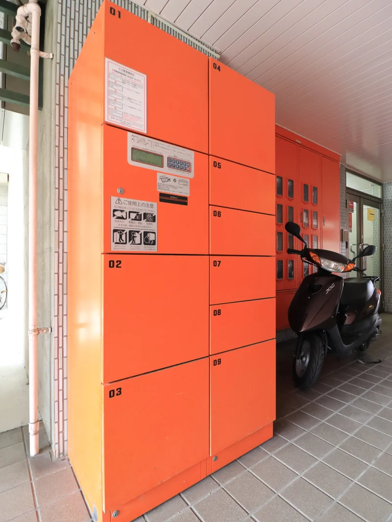 宅配BOXあり！荷物の宅配時間を気にせず、外出可能です♪