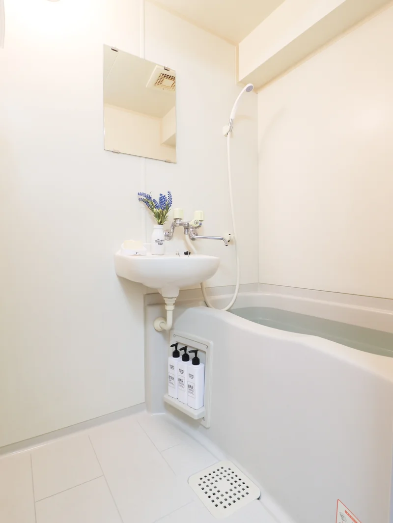 お風呂トイレ別のため、ゆったり入浴いただけます。　シャンプーコンディショナーやボディーソープなどすべて標準品です。