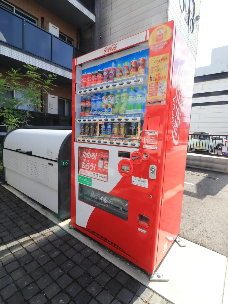 敷地内自販機