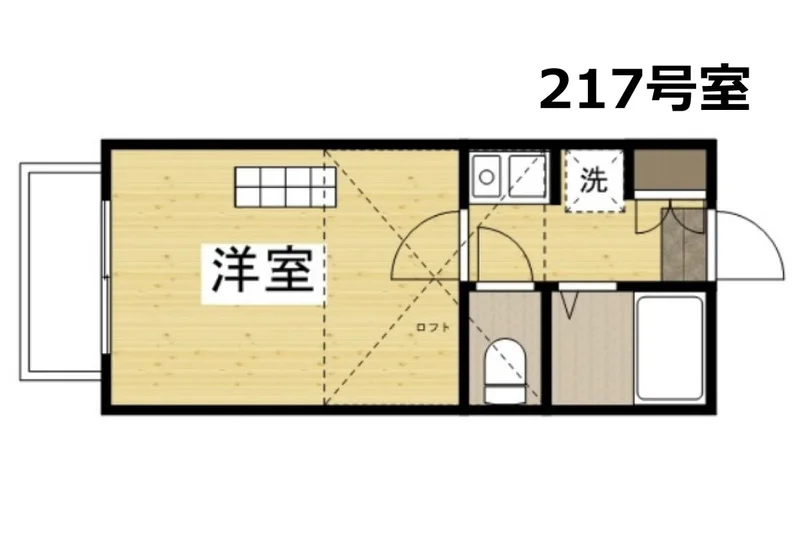 ロフト付きのお部屋です★お荷物が多くてもロフトに置けるので安心、複数名の寝床、ファミリーでも利用できます(^^)/