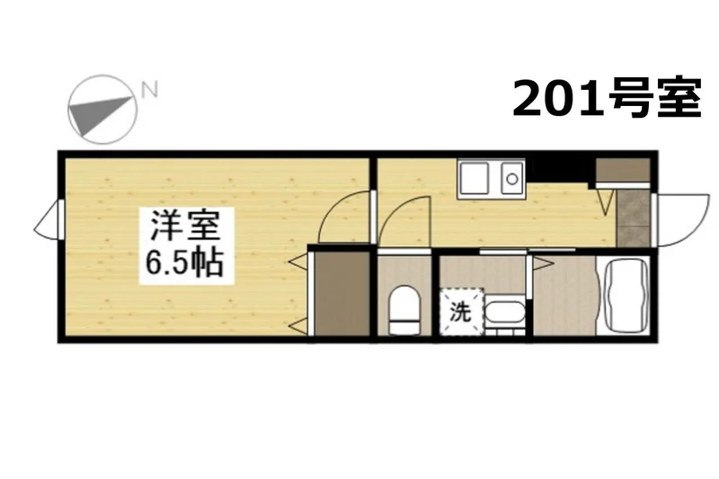 １Kの広々としたお部屋です(*^^*)