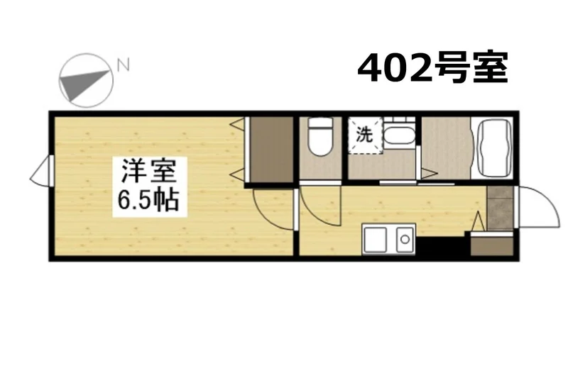 １Kのお部屋です★ 岡山大学病院から徒歩5分以内！ 病院の付き添いや通院される方にお勧めです。