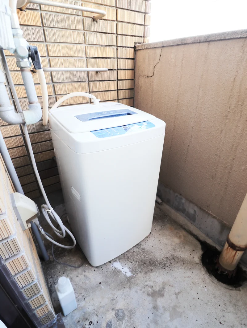 屋外洗濯機