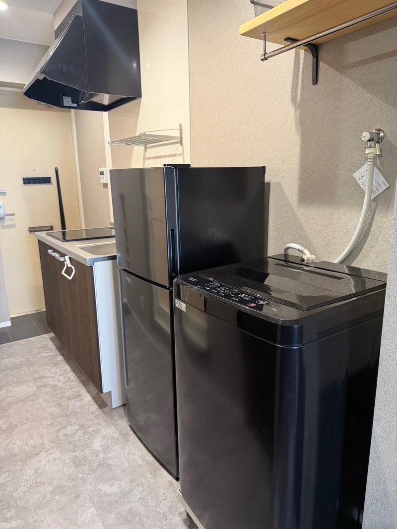 新装。長期出張のために作られた部屋。ホテルより快適で出張が楽しく 