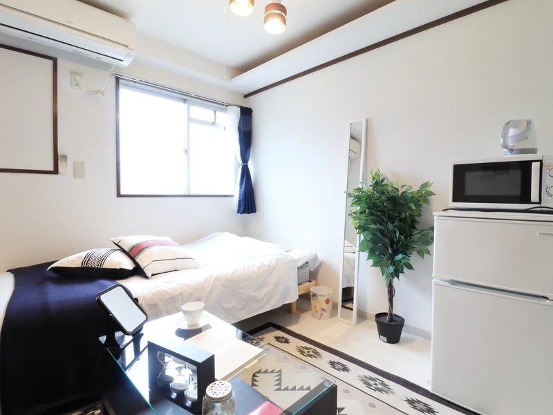 家具家電付きで入居されたその日から自宅のようにくつろいでいただける空間となっております！　ビジネスホテルより割安で経費削減も可能なマンスリーマンション！