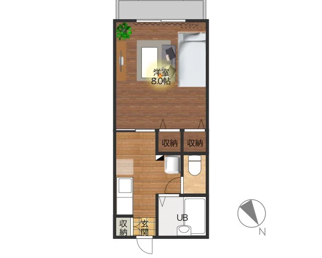 お荷物の多い方や長期で滞在をお考えの方にも何よりおすすめなのが収納力の多さです！！玄関のシューズボックスや大きめのクローゼットで、何かと物が増えてしまっても安心してお住まい頂けます(^^♪人気のバス・トイレ別です☆