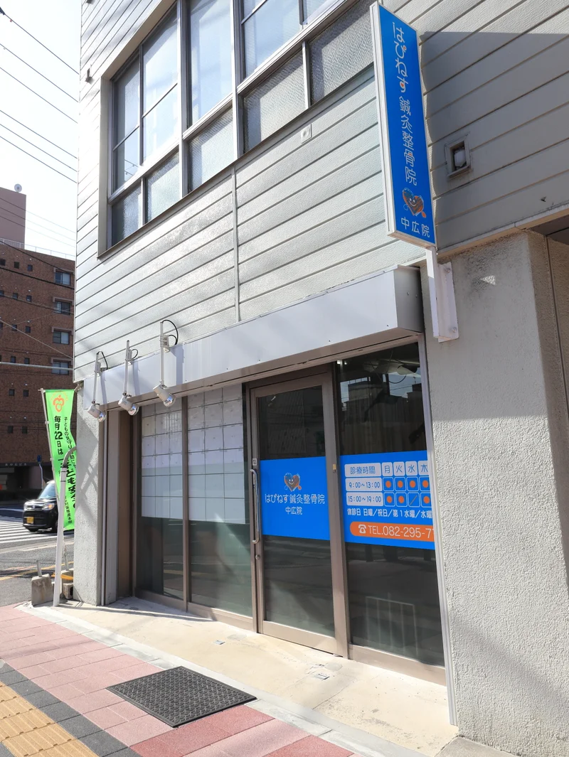 はぴねす鍼灸整骨院まで徒歩７分