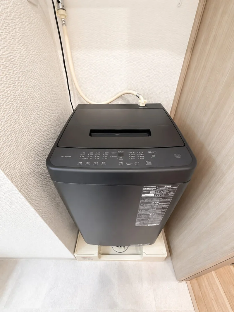 黒のかっこいい洗濯機●