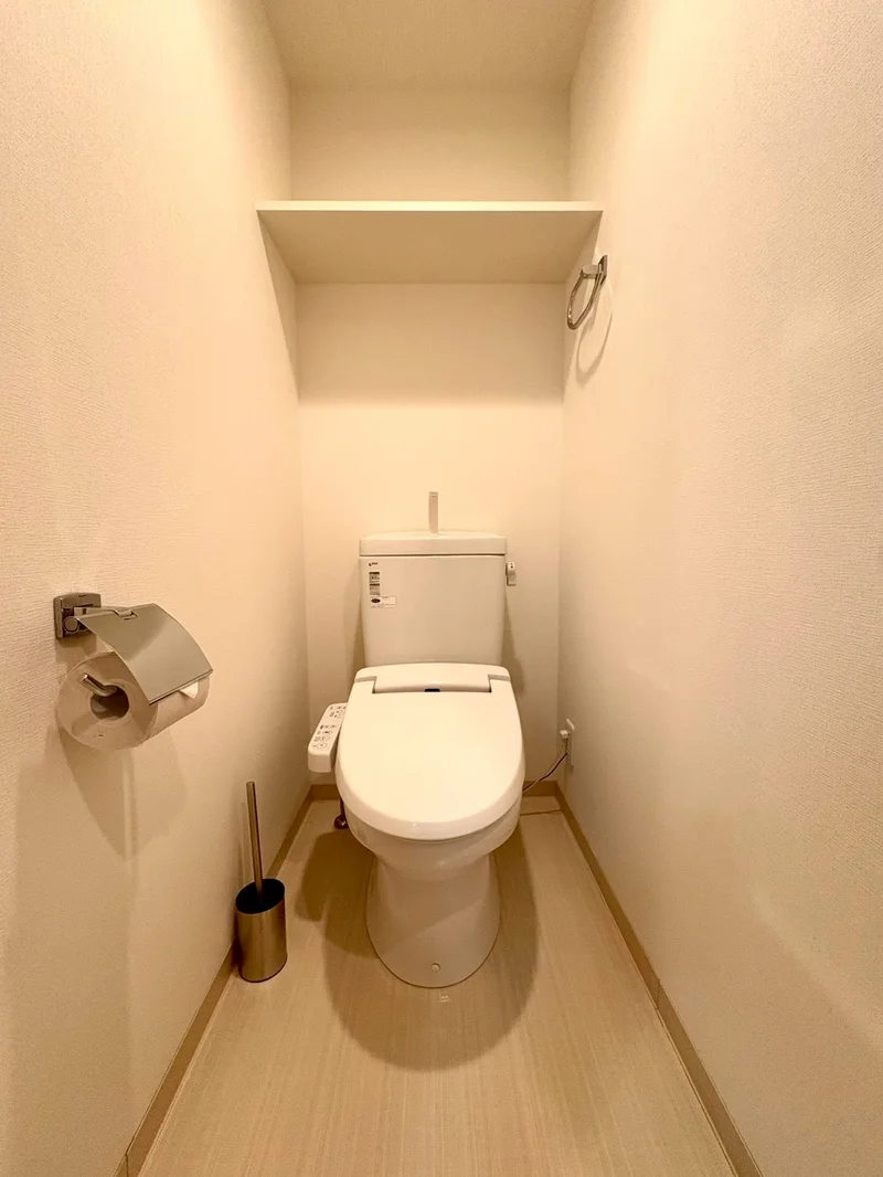 清潔感のあるトイレになっています♪