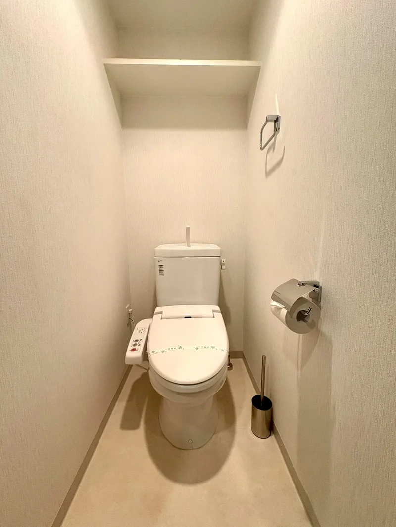 清潔感のあるトイレになっています♪