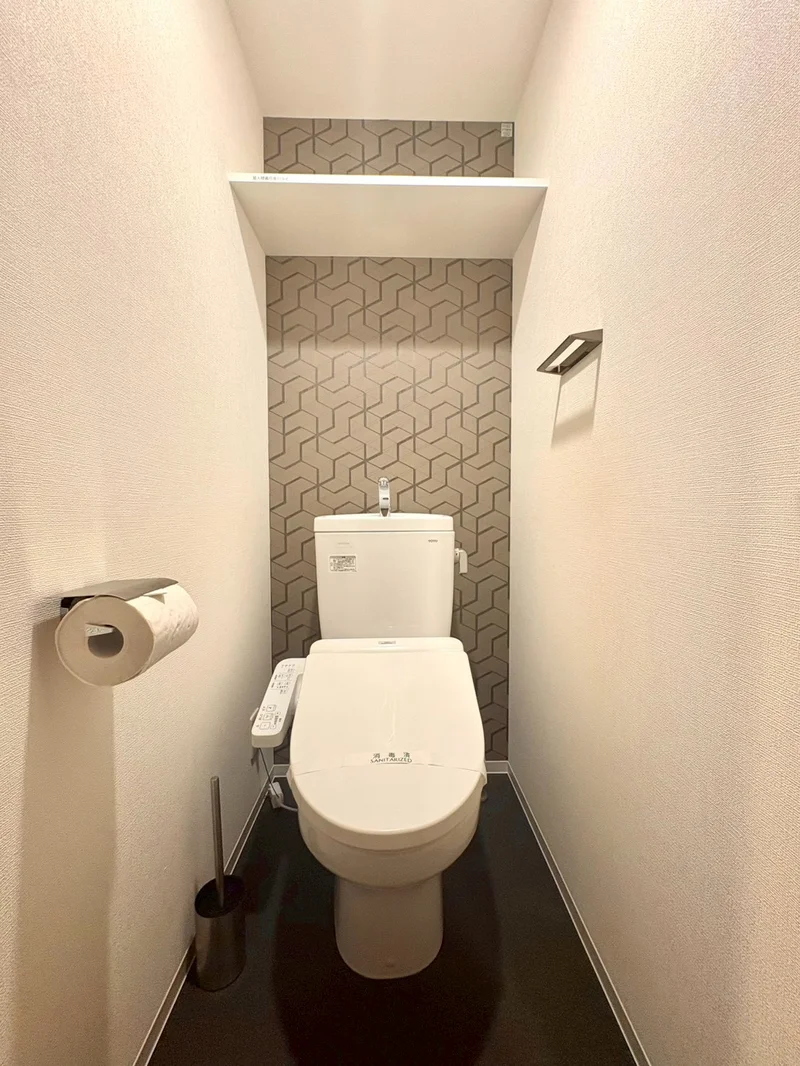 清潔感のあるトイレになっています♪