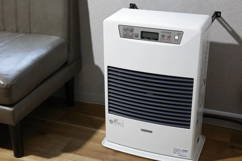 冬季はヒーター使用可能
