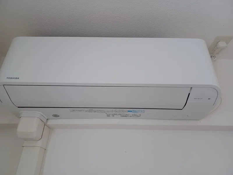 夏場も快適に♪エアコン完備