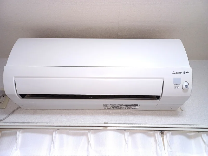 夏も快適　エアコン完備