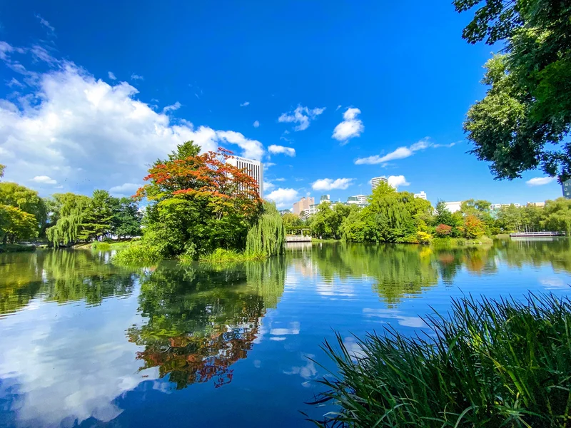 緑豊かな中島公園まで徒歩6分！息抜きや、お散歩に最適です♪