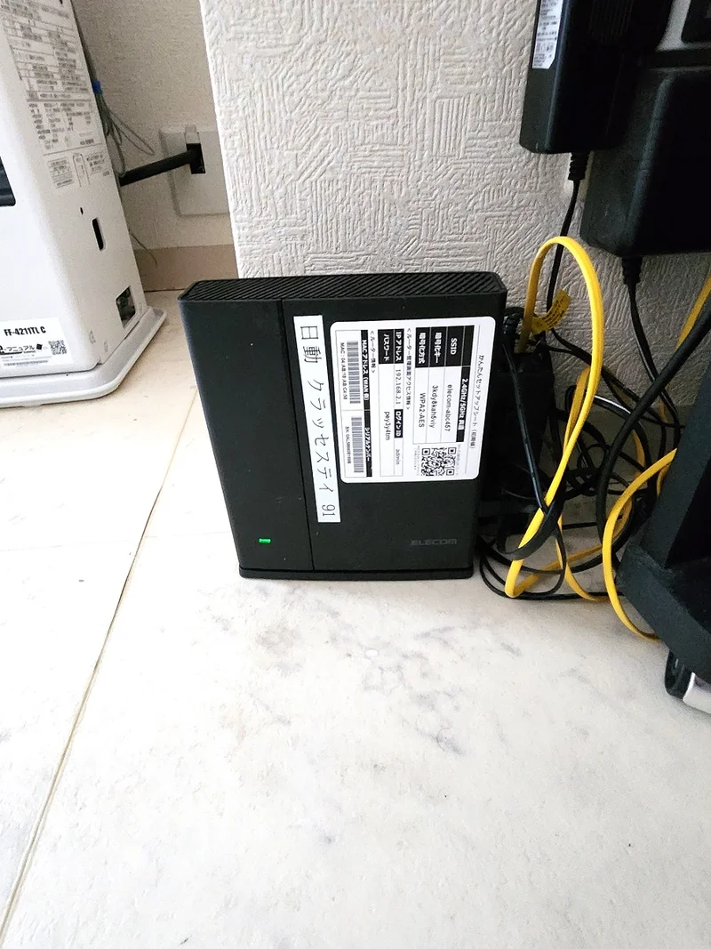 Wi-Fiルーター完備　無料でインターネットをご利用いただけます