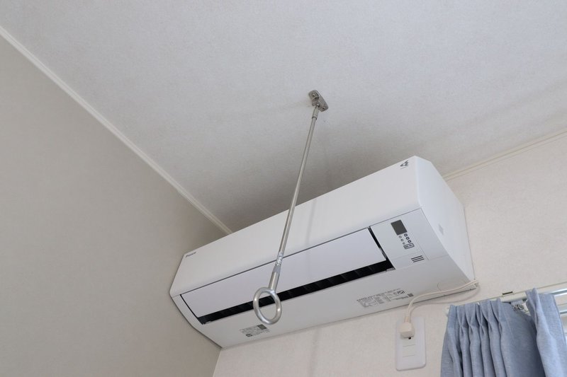 エアコン冷暖房にて温度調整！　一年を通して快適にお部屋でお過ごしいただけます。