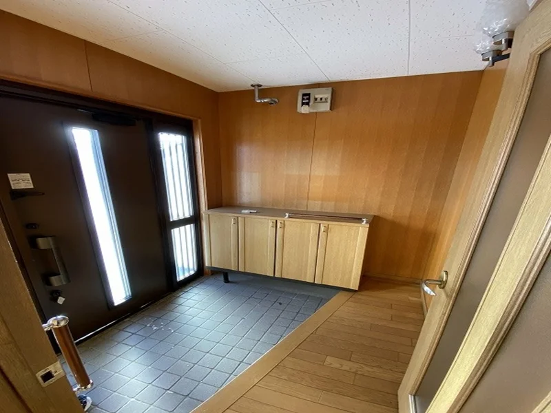 ゆとりのある玄関スペース