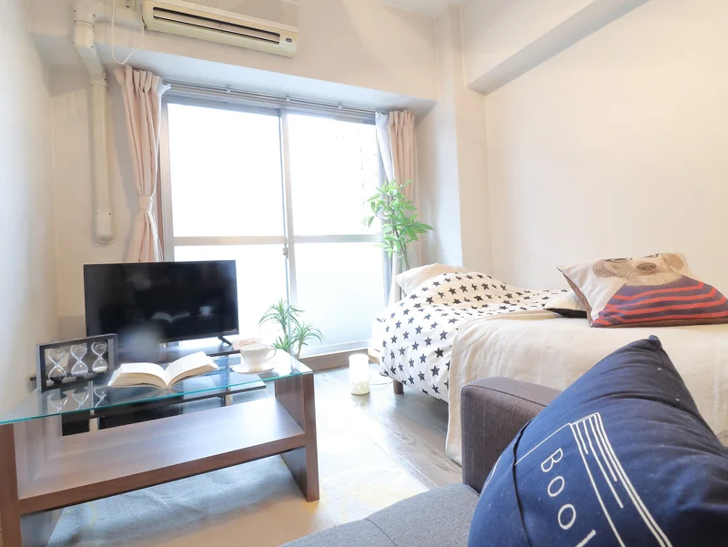 家具家電が標準品としてそろった　一人暮らしに十分な広さのマンスリーマンション！　