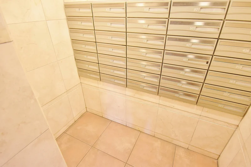 【郵便受け画像】香川丸亀駅前ウィークリーマンションでは入居キーの受渡は不要♪香川丸亀駅前エリアすべて対応しているので法人の方も安心して社員の方々に利用できます★