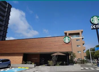 スターバックス コーヒー 別府上人ケ浜店まで徒歩9分