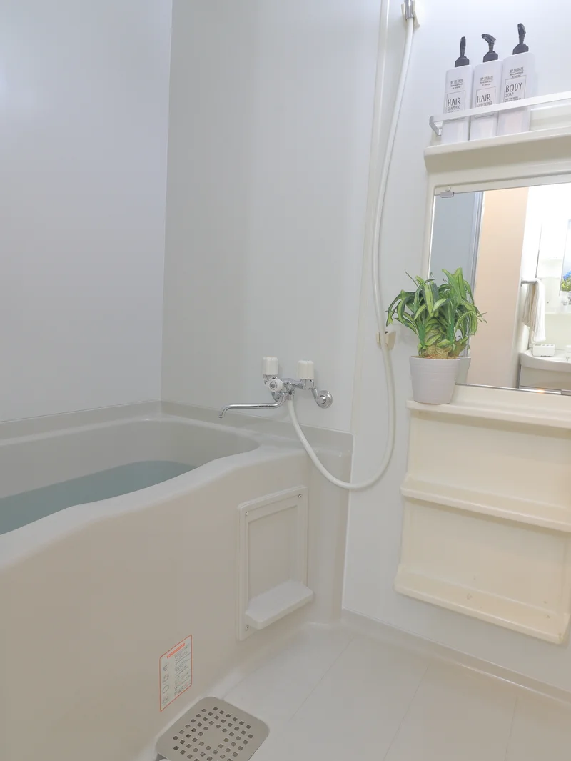 お風呂トイレ別のため、ゆったり入浴いただけます　シャンプーコンディショナーやボディーソープなどすべて標準品なので用意する必要がありません！