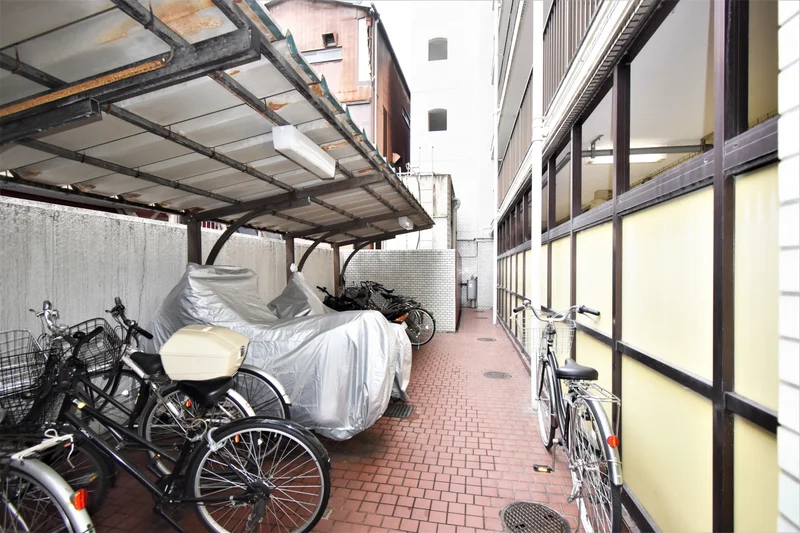 駐輪場あり！　近場へのお出かけや通勤などにご活用ください！