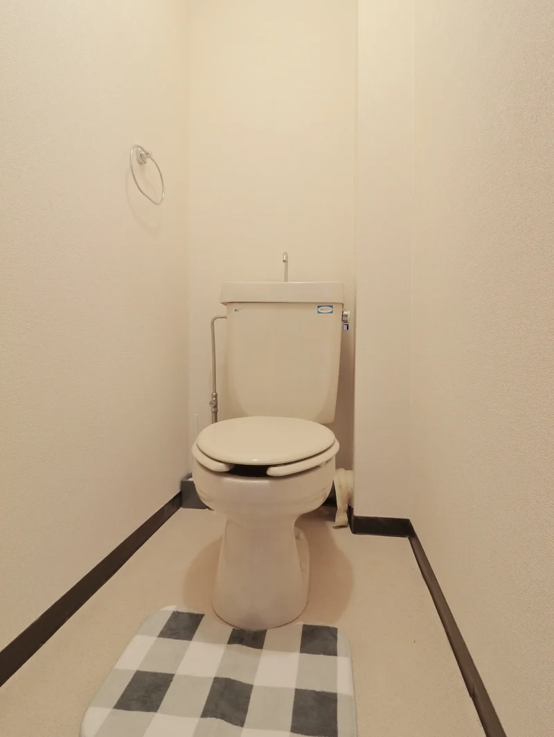 バストイレ別！　トイレットペーパーはもちろん　トイレブラシや洗剤などもあり！　清潔に保てます！