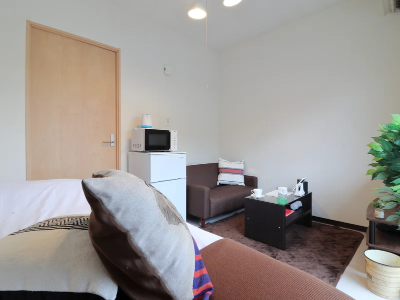 ソファ付きなので、自宅のようにゆったりお過ごしいただけます。