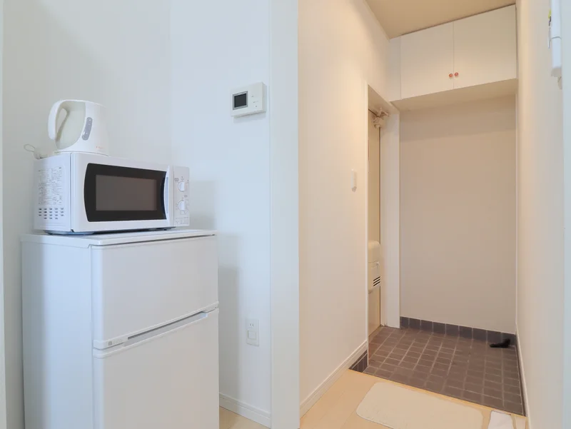 主要な家電類もご用意しております。　ホテルにはないラインナップで長期の滞在でも自宅のようにお過ごしいただけます！