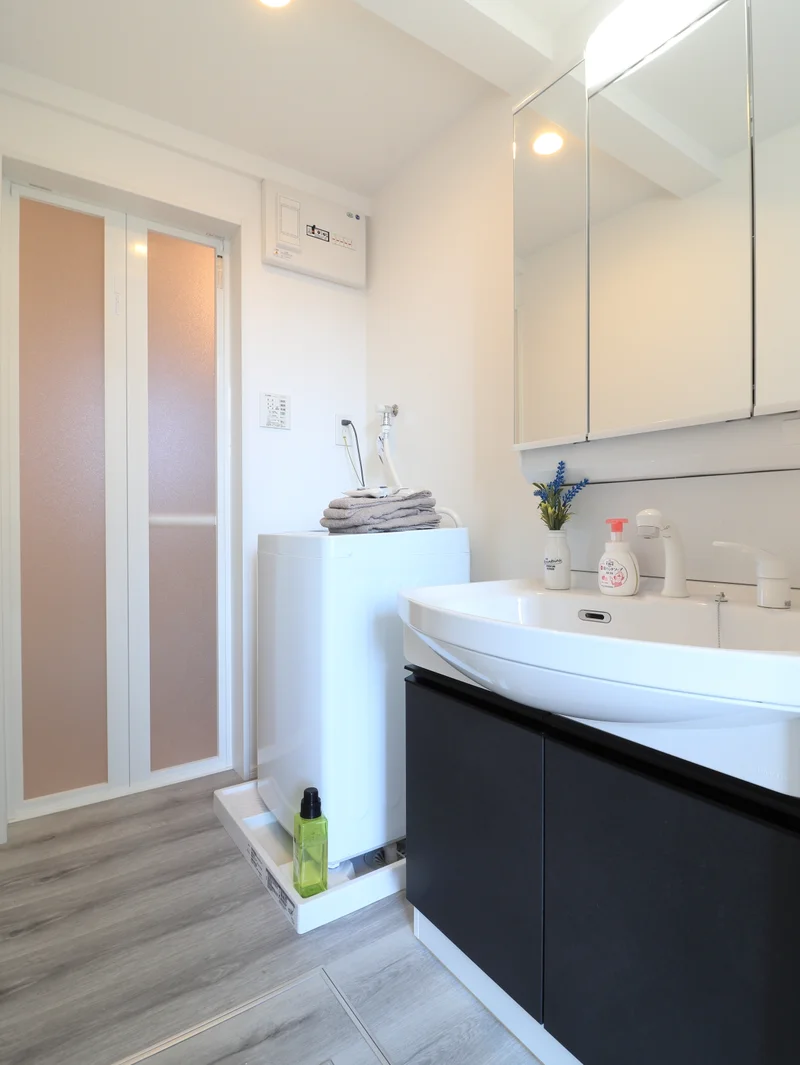 独立洗面台付きで朝自宅やお風呂上りに便利で需要の高いセグメント！