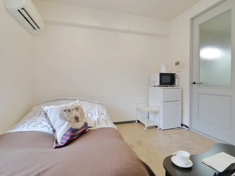 家電類も充実　あると嬉しい備品類も取り揃えておりますので　満足度が高いお部屋です。